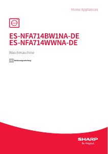 Bedienungsanleitung Sharp ES-NFA714BW1NA-DE Waschmaschine