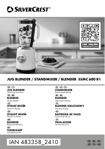 Bruksanvisning SilverCrest IAN 483358 Blender