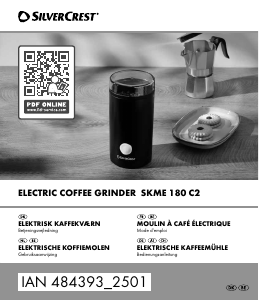 Bedienungsanleitung SilverCrest IAN 484393 Kaffeemühle
