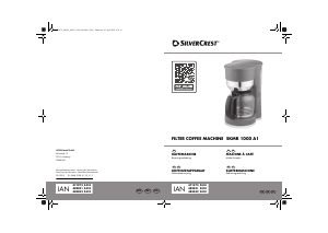Brugsanvisning SilverCrest IAN 482031 Kaffemaskine