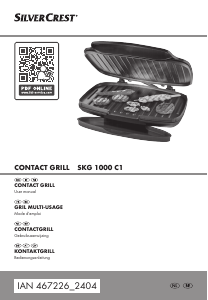 Mode d’emploi SilverCrest IAN 467226 Grill