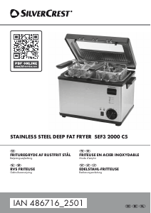 Bedienungsanleitung SilverCrest IAN 486716 Fritteuse