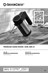 Handleiding SilverCrest IAN 513797 Handmixer