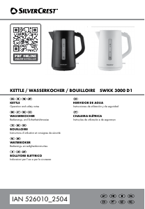 Mode d’emploi SilverCrest IAN 526010 Bouilloire