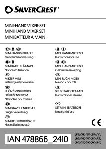 Manual de uso SilverCrest IAN 478866 Batidor de leche