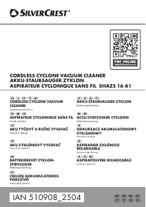 Mode d’emploi SilverCrest IAN 510908 Aspirateur