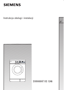 Instrukcja Siemens WXS1146PL Pralka