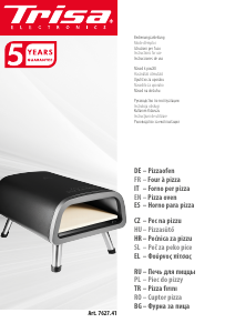 Instrukcja Trisa Pizza Mio Piec do pizzy