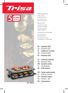 Manuale Trisa Hot Stone Raclette grill