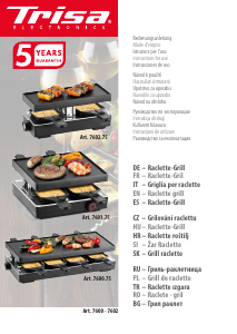 Manuale Trisa Style 2 Raclette grill