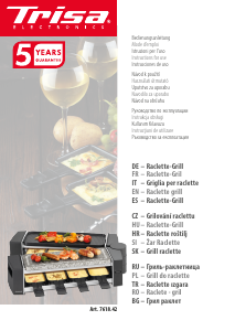 Manuale Trisa Vario Fun Raclette grill
