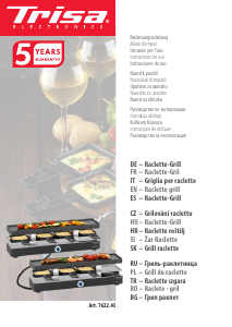 Manuale Trisa Style Connect Raclette grill