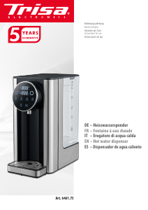 Manuale Trisa Silver Stream Erogatore d'acqua