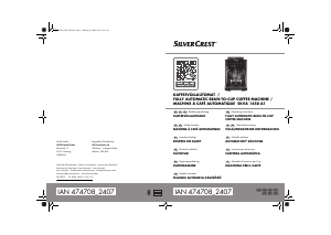 Instrukcja SilverCrest IAN 474708 Ekspres do kawy