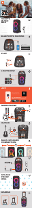 Посібник JBL PartyBox Stage 320 Динамік