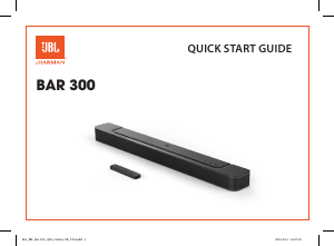 Kullanım kılavuzu JBL Bar 300 Ev sinema sistemi