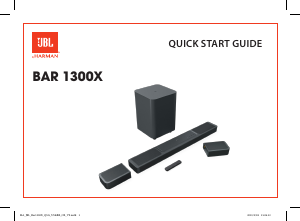 Mode d’emploi JBL Bar 1300X Système home cinéma