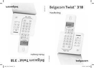 Handleiding Belgacom Twist 318 Draadloze telefoon