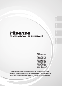 Manual de uso Hisense 4AMW81U4RAA Aire acondicionado