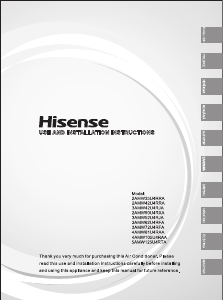 Manuál Hisense 5AMW125U4RTA Klimatizace