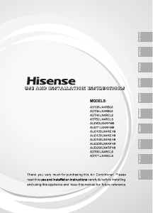 Instrukcja Hisense ADT40UX4RCL8 Klimatyzator