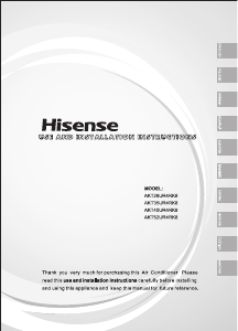 Manuál Hisense AKT40UR4RK8 Klimatizace