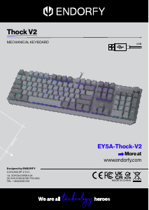 Manual Endorfy EY5A125 Thock V2 Tastatură