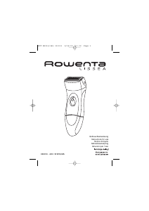 Handleiding Rowenta SH315 Lissea Scheerapparaat