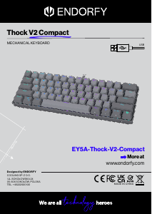 Manual Endorfy EY5A128 Thock V2 Compact Tastatură