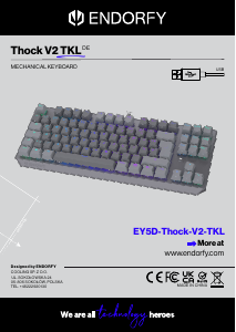 Manual Endorfy EY5D036 Thock V2 TKL Tastatură