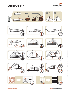 Mode d’emploi Easy Camp Orsa Cabin Tente