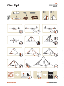 Mode d’emploi Easy Camp Otra Tipi Tente