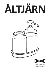 Rokasgrāmata IKEA ALTJARN Ziepju dozators