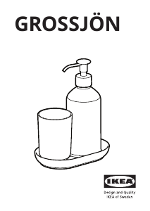 Hướng dẫn sử dụng IKEA GROSSJON Máy lấy xà phòng