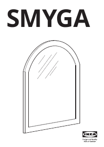 Käyttöohje IKEA SMYGA Peili