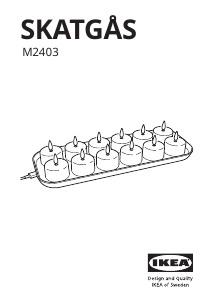 Прирачник IKEA SKATGAS (806.115.96) ЛЕД светилка