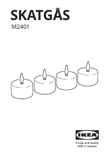 Bruksanvisning IKEA SKATGAS (906.201.09) LED-ljus