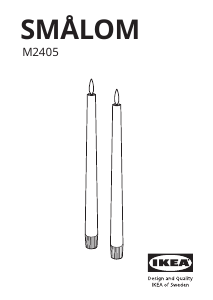 Priručnik IKEA SMALOM LED svijeća