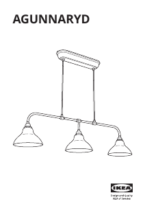 Brugsanvisning IKEA AGUNNARYD Lampe