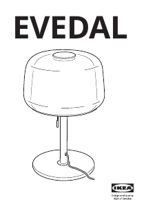 Priručnik IKEA EVEDAL (104.057.31) Svjetiljka
