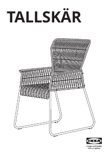 Εγχειρίδιο IKEA TALLSKAR Καρέκλα κήπου