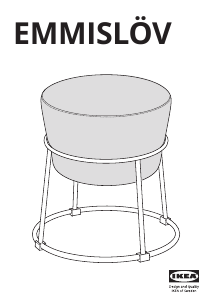 Руководство IKEA EMMISLOV Скамейка для ног