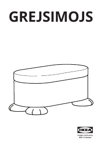 Manual IKEA GREJSIMOJS Taburet picioare