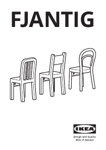 Manual IKEA FJANTIG Bengaleiro