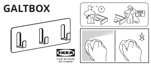 Manual IKEA GALTBOX Bengaleiro