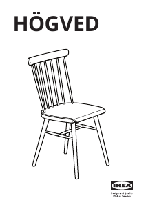 Käyttöohje IKEA HOGVED Tuoli