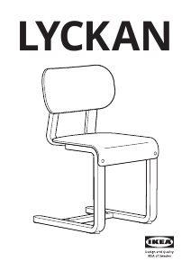 Käyttöohje IKEA LYCKAN Tuoli
