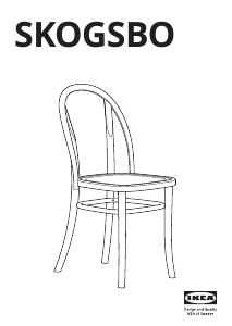 Käyttöohje IKEA SKOGSBO Tuoli