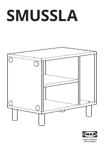 מדריך IKEA SMUSSLA שידה