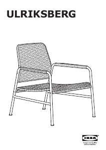 Manuál IKEA ULRIKSBERG Křeslo